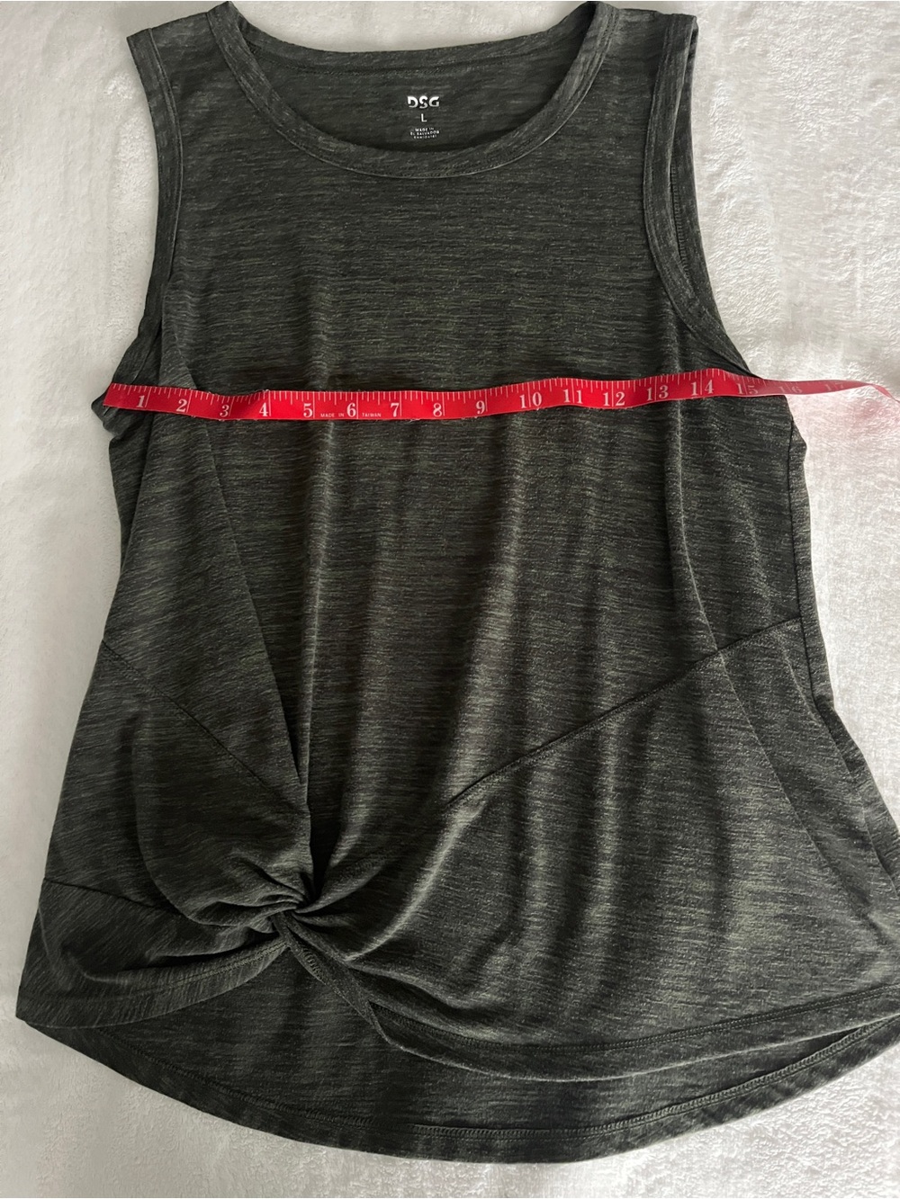 DSG Olive Skort with mesh shorts and Tie waist Tank, Matching Bralette - Picture 7 of 12